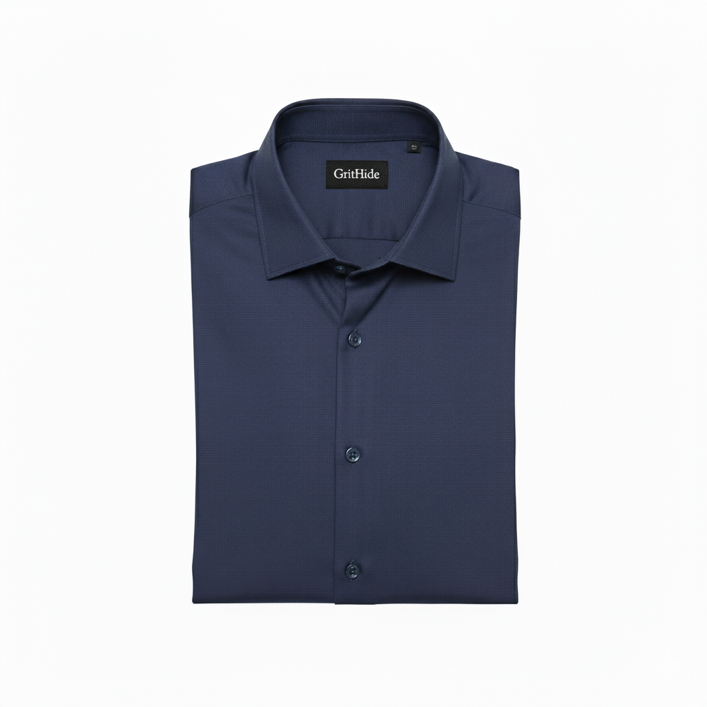 GritHide The Core Shirt: The Ultimate Wrinkle-Free Commuter Shirt (All-Day Sharp, No Iron)