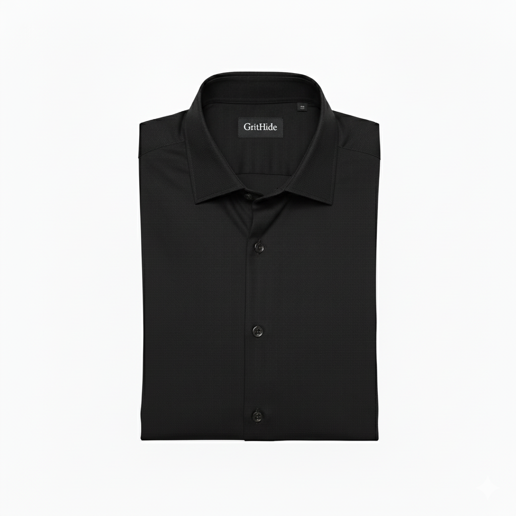 GritHide The Core Shirt: The Ultimate Wrinkle-Free Commuter Shirt (All-Day Sharp, No Iron)