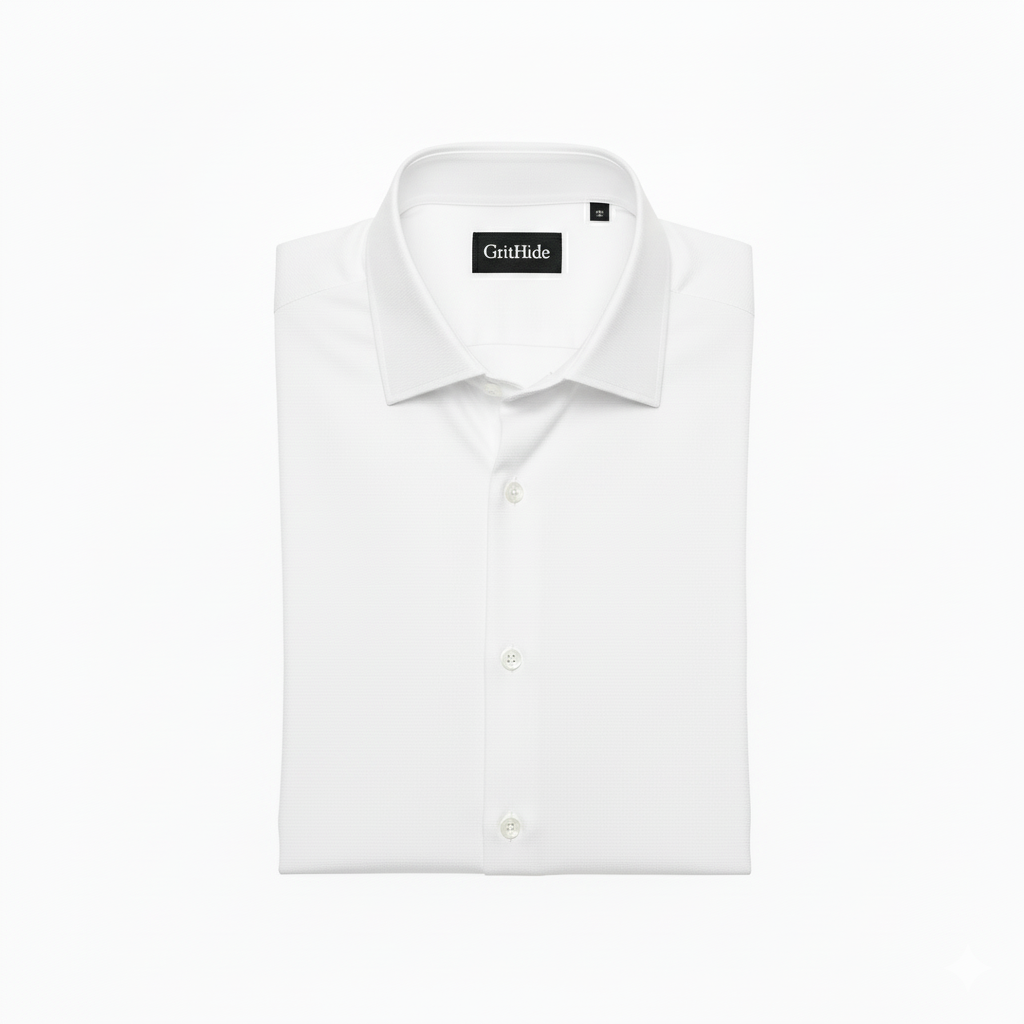 GritHide The Core Shirt: The Ultimate Wrinkle-Free Commuter Shirt (All-Day Sharp, No Iron)